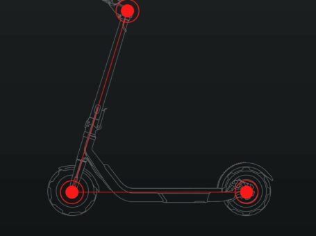 Maxfind G5 Pro Electric Scooter 73 Percent Slope Design